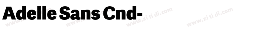 Adelle Sans Cnd字体转换